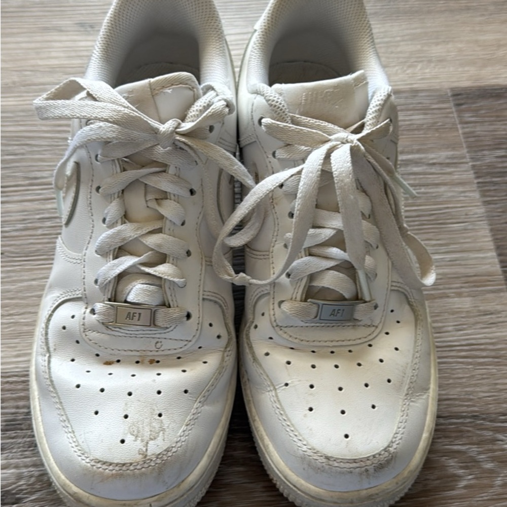 Classic White AF1 Sneakers